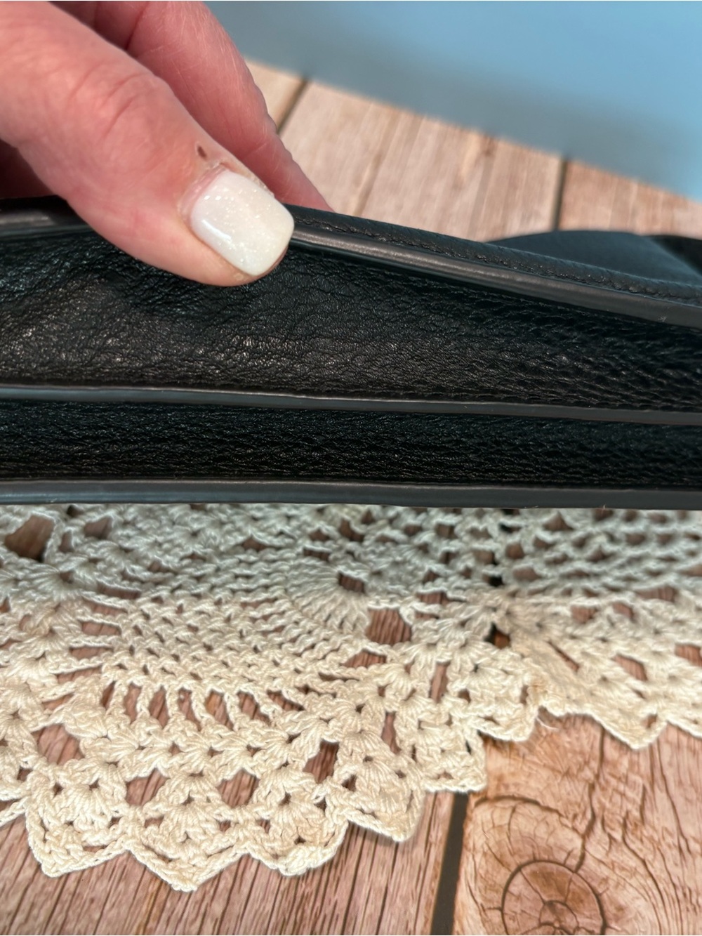 ♠️ kate spade Leila Black Pebbled Leather Crossbody♠️ *without strap - Picture 6 of 11